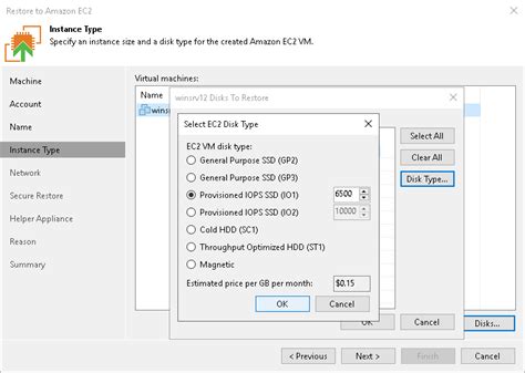 Step 5 Specify Instance Type And Disks User Guide For Microsoft Hyper V