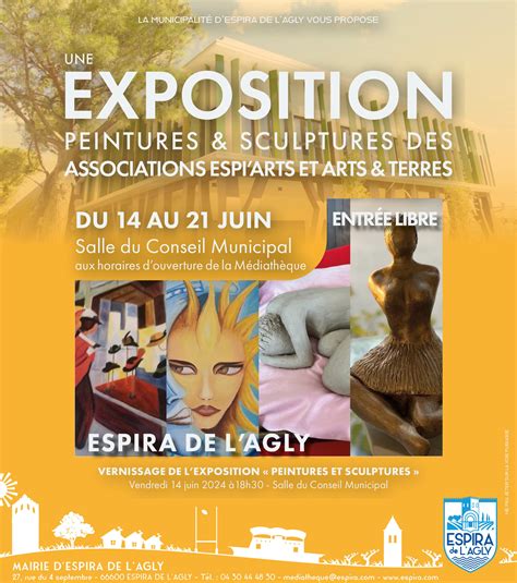 EXPOSITION PEINTURES ET SCULPTURES Mairie D Espira De L Agly