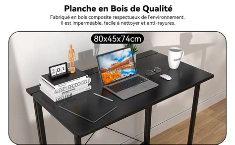 Pipipoxer Table De Bureau Pliante X X Cm Bureau D Ordinateur