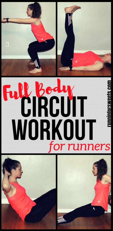 Full Body Circuit Workout For Runners Runnin For Sweets