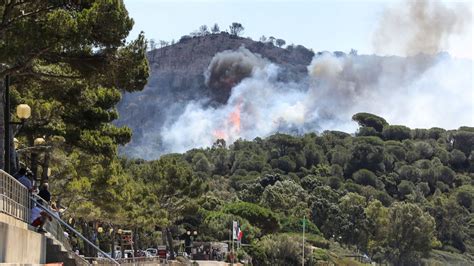 French fires force evacuation of 12,000 people | World News | Sky News