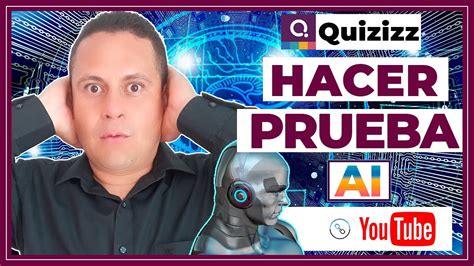 Cómo CREAR PRUEBA en QUIZIZZ con IA desde ENLACE YouTube Todo FÁCIL