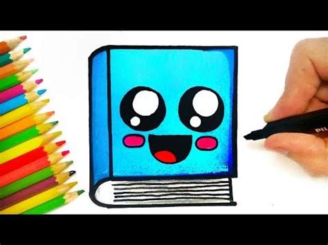 HOW TO DRAW A CUTE BOOK YouTube Book Drawing Drawings Kawaii Drawings