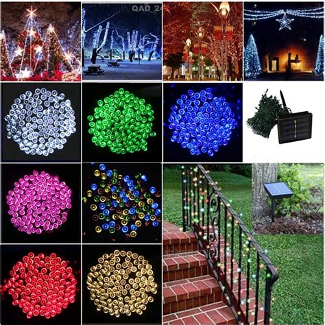 Led String Light Leds M Solar Colorful Holiday Led Lighting