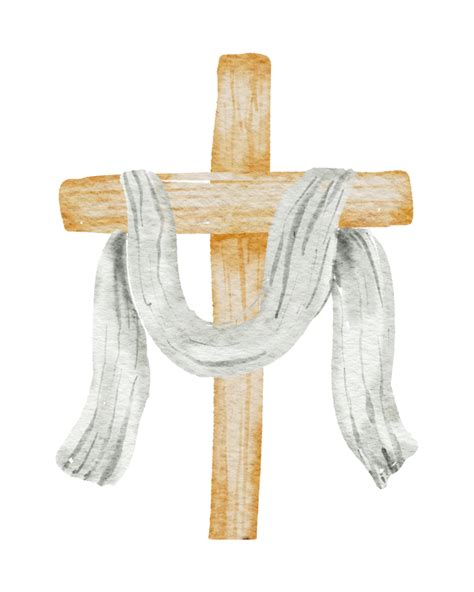 Cruz Pascua Acuarela 10233804 Png