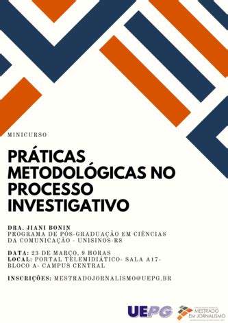 Mestrado Em Jornalismo Promove Minicurso Sobre Pr Ticas Metodol Gicas