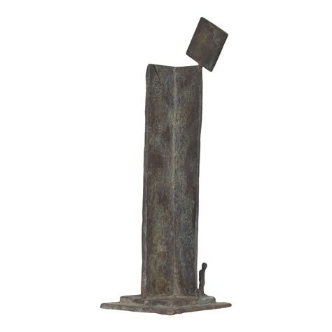 1970s Modern Sculpture Bronze Architectural Monument Mexico | Chairish