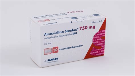 Amoxicilina Sandoz Efg Mg Comprimidos Dispersables Farmac Uticos