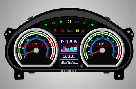 Ev Car Parts Speedometer For Bus Digital Speed Gauge Car Cluster E610