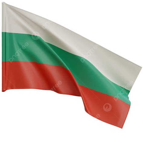 Ondear La Bandera De Bulgaria PNG Bandera De Bulgaria Con Asta