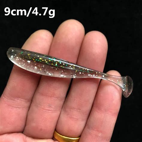 Pcs Lot Mm G Easy Shiner Soft Lures Fishing Lure Silicone Bait