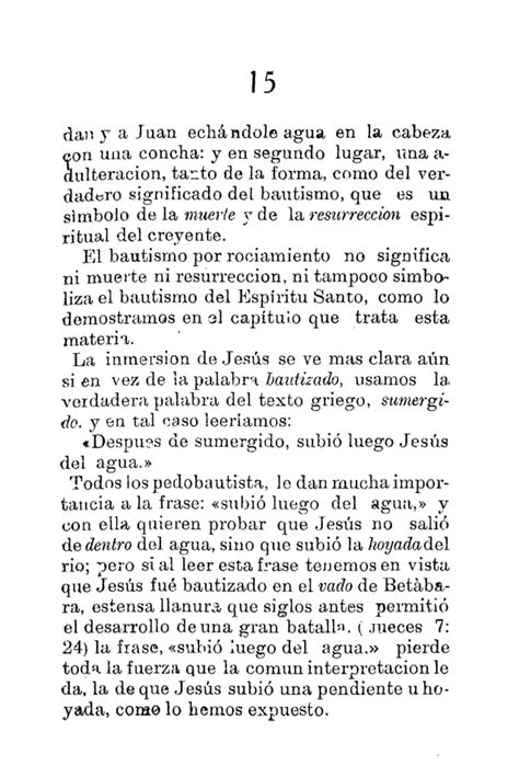 El Bautismo Biblico PDF