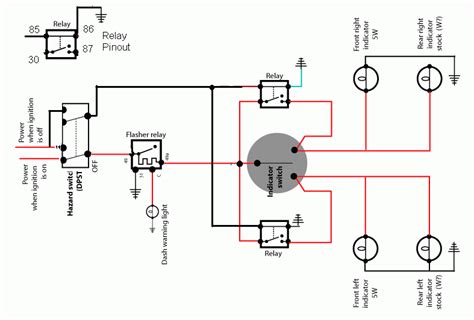 Hazard Switch Wiring Diagram Wiring Diagram And Schematics