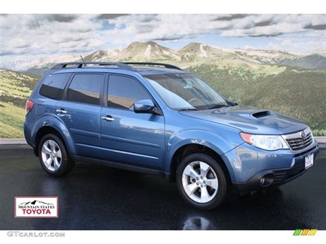 2009 Newport Blue Pearl Subaru Forester 2.5 XT Limited #53961304 ...