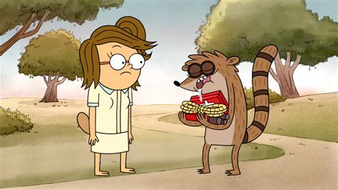 Image - S5E36.010 Eileen Staring at Rigby.PNG - Regular Show Wiki