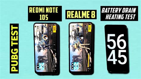 Redmi Note S Vs Realme Pubg Test Gameplay Battery Drain Heating