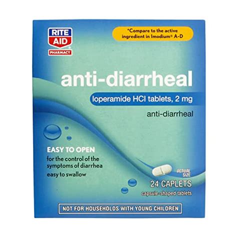 Rite Aid Anti Diarrheal Caplets 24 Count 2 Mg In Pakistan WellShop Pk