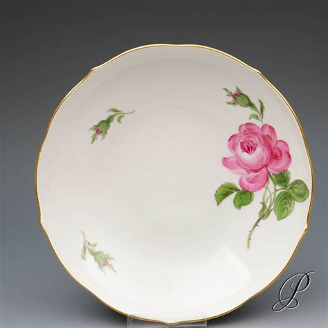 Kaffeegedeck Meissen Im Dekor Rote Rose Porzellan Porcelain