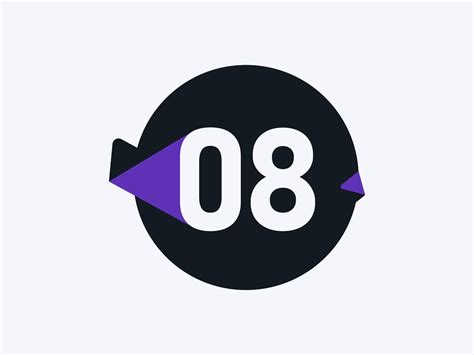 8 Number logo icon design vector image. Number logo icon design vector ...