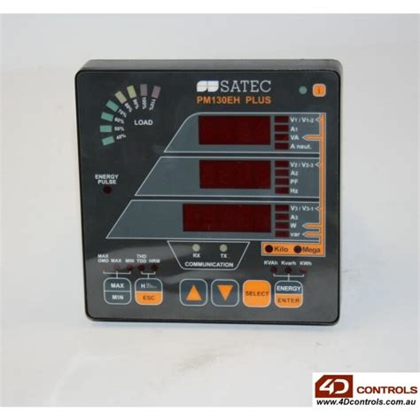 Satec Pm130eh Power Meter Multifunctional 265vac 290vdc 3phase