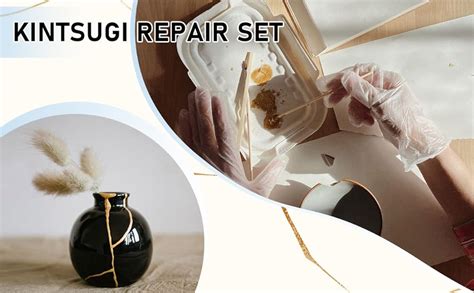 Bio Kintsugi Repair Kit Food Safety Bio Resin Kintsugi Kit Bio Based Dishwasher