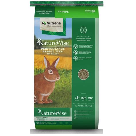 Naturewise 18 Performance Rabbit Feed 40lb — Ellington Agway