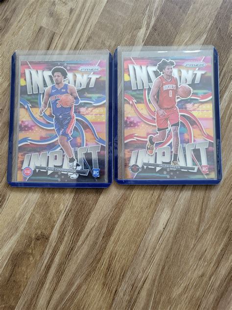 Cade Cunningham And Jalen Green Rookie Card Instant Impact No 1 And No