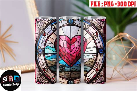 Stained Glass Aesthetic Tumbler Graphic by PrintExpertCreative Fabrica