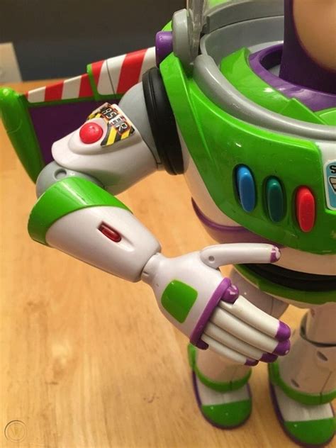 Toy Story Talking Buzz Lightyear 12 Disney Pixar Thinkway Lights Sounds Poses 1785300205