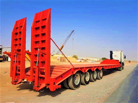 المعهد الهندسية - 80 Ton Loading Lowbed Semi Trailer