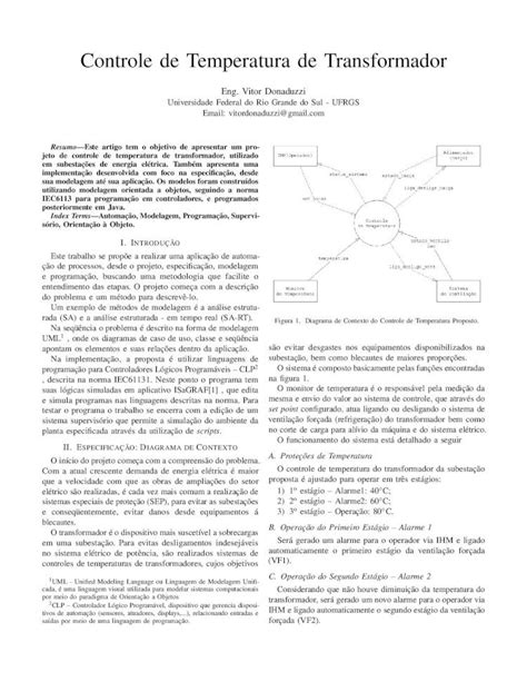 Pdf Controle De Temperatura De Transformador Pdf Filefigura