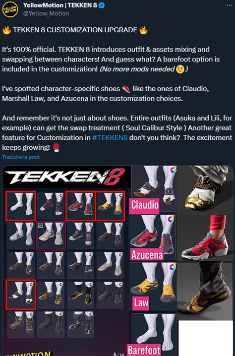 TEKKEN 8 Introduces Outfit Assets Mixing And Swapping Between