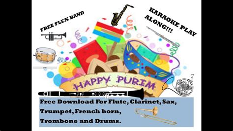 Chag Purim Demo Video That Goes With The Play Along Version Youtu Be Kqcejgzee7i Youtube