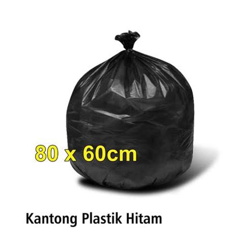 Kantong Plastik Sampah Limbah Non Medis Hitam X Cm