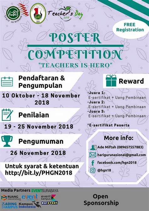 Poster Lomba Desain Poster Hari Guru Nasional Eventkampus Sexiz Pix