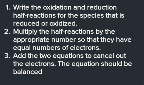 Write A Balanced Ionic Equation For The Redox Reactions Between Acidified Heptaoxodichromate Vi