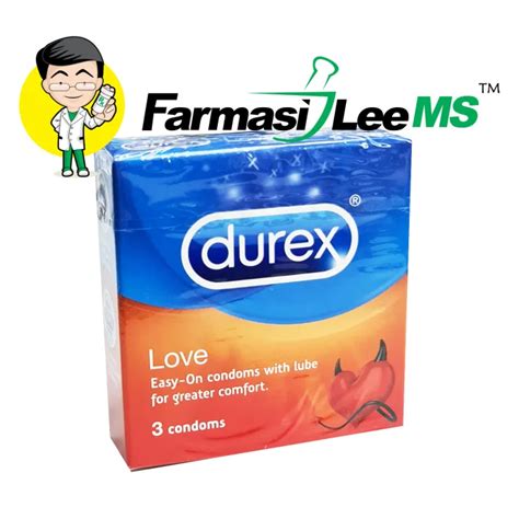 Durex Love Easy On Condoms With Lube 3s Exp 11 2026 Lazada