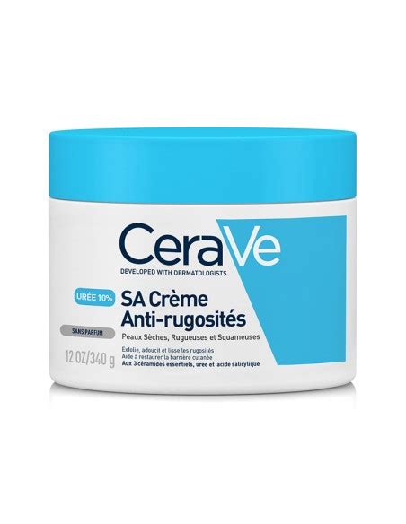 CeraVe SA Crème Anti Rugosités à l Acide Salicylique 340Gr