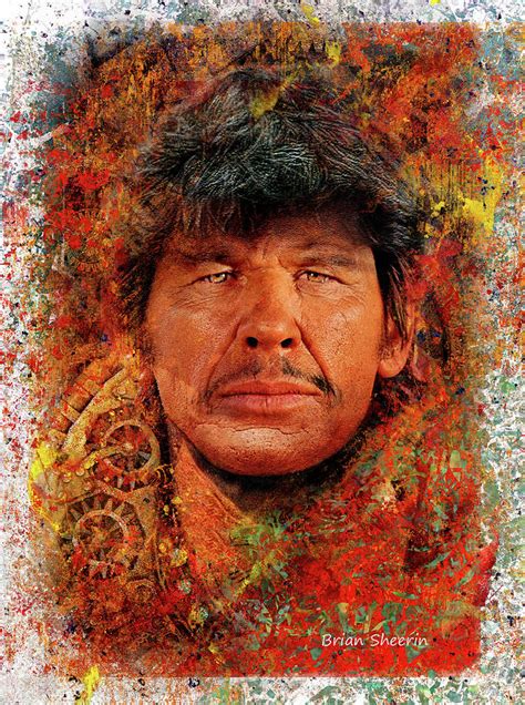 Charles Bronson Digital Art by Brian Sheerin - Fine Art America