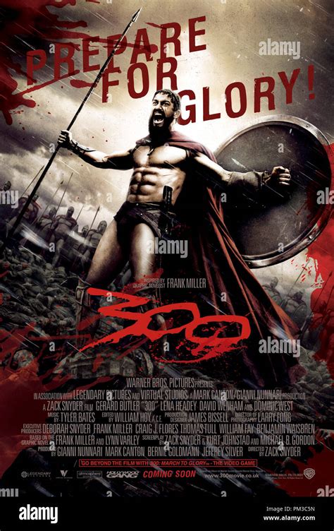 300 Poster - Artwork © 2007 Warner Brothers Stock Photo - Alamy 