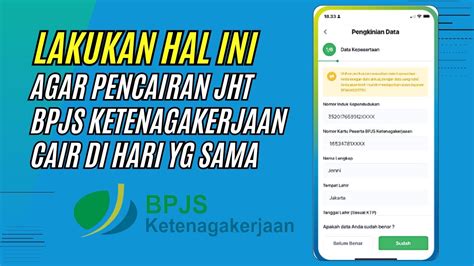 Cara Pengkinian Data Bpjs Ketenagakerjaan Di Jmo Untuk Pencarian Jht