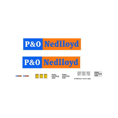 P O Nedlloyd Container Fod