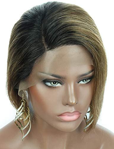 Beauart 100 Brazilian Remy Human Hair Lace Front Short Bob Pixie Cut