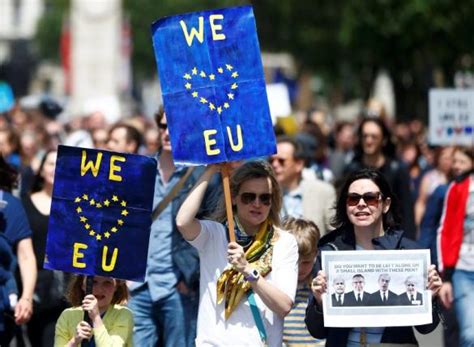 Thousands March Through London To Protest Against Brexit Vote Fortune