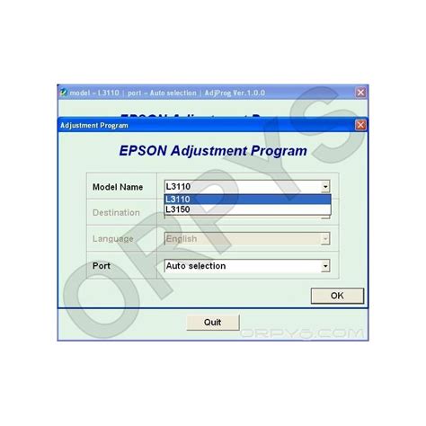 Epson L3150 Resetter Adjustment Program Gearnaa