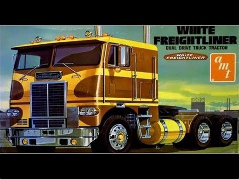 How To Build The White Freightliner Dual Drive Tractor Scale Amt