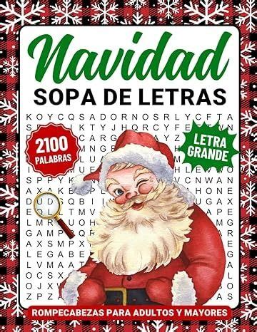 Navidad Sopa De Letras En Espa Ol Para Adultos Letra Grande