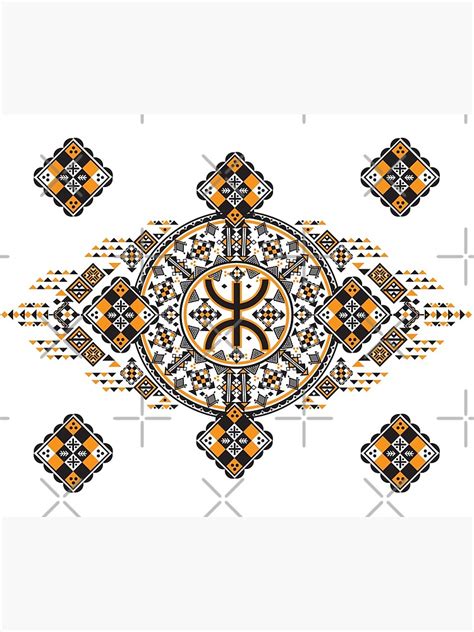 Patterns Of Kabyle Amazigh Pottery Poster By Eldjama Redbubble