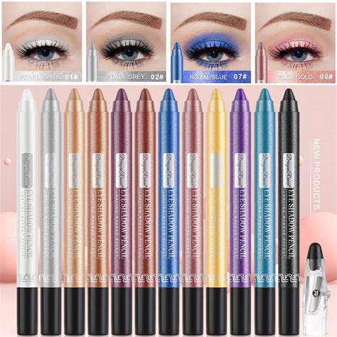 Eyeshadow Pencil Eye Silkworm Stick Glitter Shiny Eyeliner Highlight Pencil Matte Pearlescent