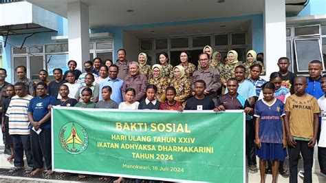 Kejati Papua Barat Beri Bantuan Sosial Di Panti Asuhan Al Mauun Dan